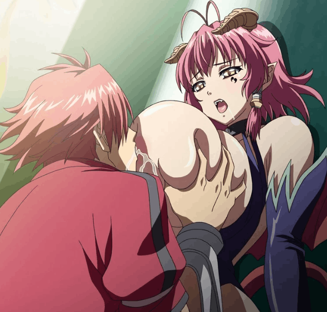 サキュバス母乳エロアニメ巨乳ファンタジー2話感想レビュー　アニメ塗りマン