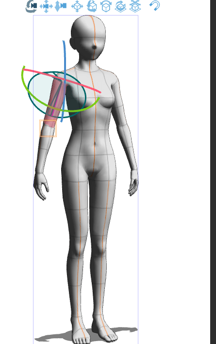 クリスタ3Dデッサンモデルの使い方[初心者向け]