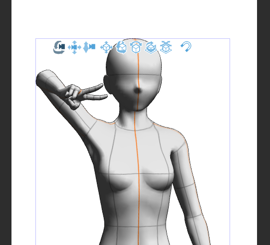 クリスタ3Dデッサンモデルの使い方[初心者向け]