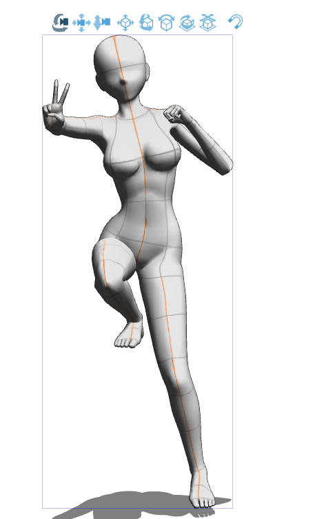 クリスタ3Dデッサンモデルの使い方[初心者向け]