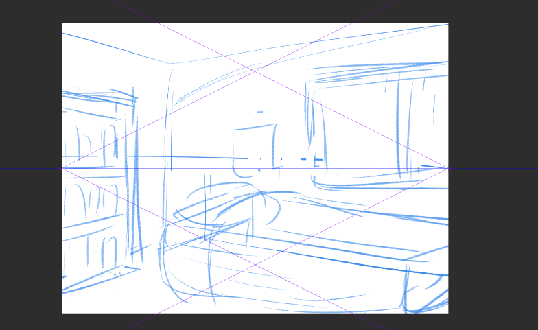 エロアニメ制作クリスタパース定規の使い方