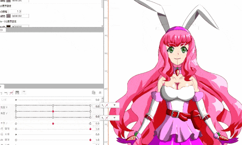 エロアニメ制作Live2D喜怒哀楽、表情差分の作り方
