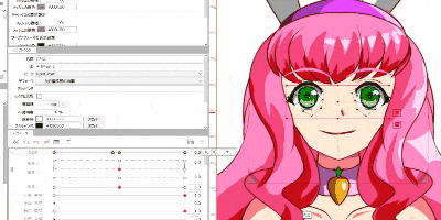 エロアニメ制作Live2D喜怒哀楽、表情差分の作り方